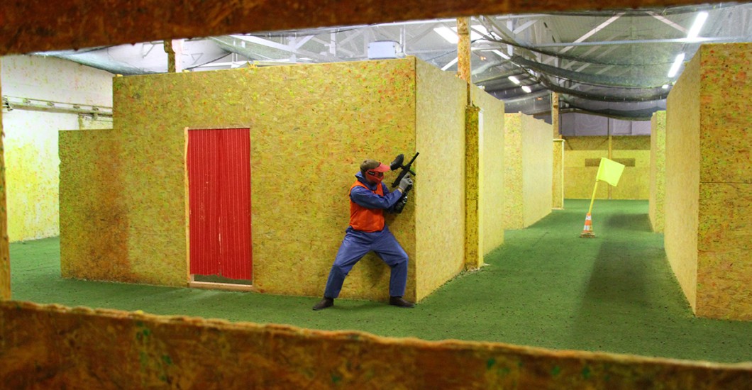 Paintball spielen Hamburg für eine Stunde